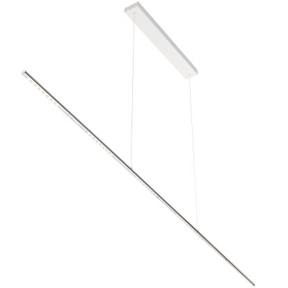 LUM Pendant Lamp, 195 cm, Chrome plated