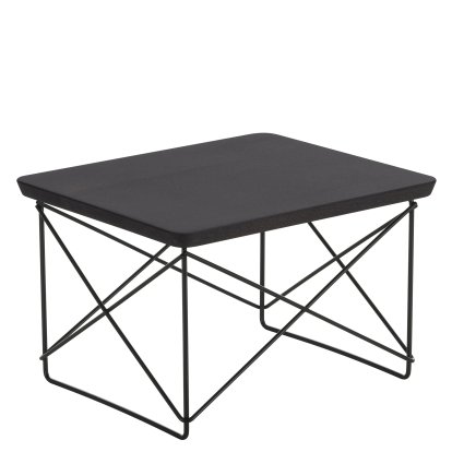 LTR Occasional Table, Dark solid oak, Powder-coated basic dark