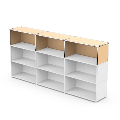 USM Haller Extension Kit Vertical 3, USM beige, 35 cm
