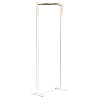 Bukto Coat Rack, White matt / brushed Gold , 60 cm