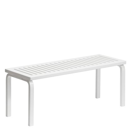 Bench 153, White varnish, Width 1125 mm