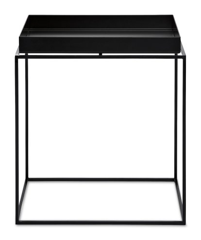 Tray Tables, H 40/44 x W 40 x D 40 cm, Black