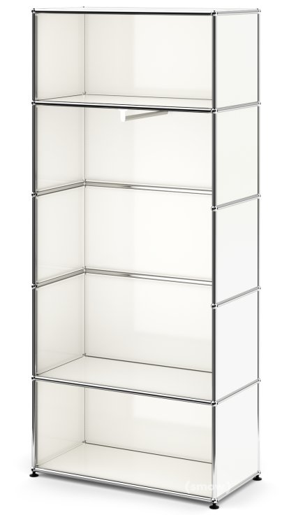 USM Haller Clothes Rack M with Rail, Model I, Pure white RAL 9010