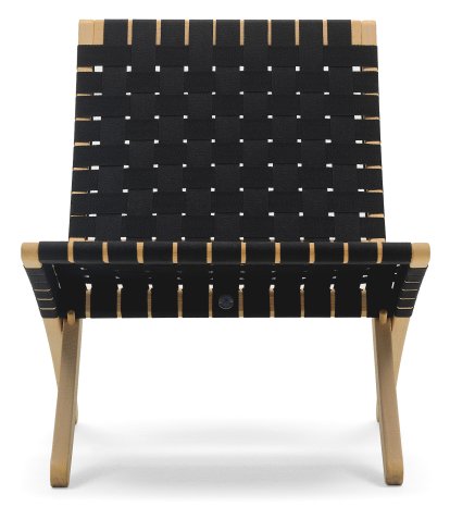 MG501 Cuba Chair, Oiled oak, Black belts
