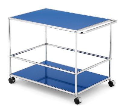 USM Haller Bar Trolley Type I, Gentian blue RAL 5010