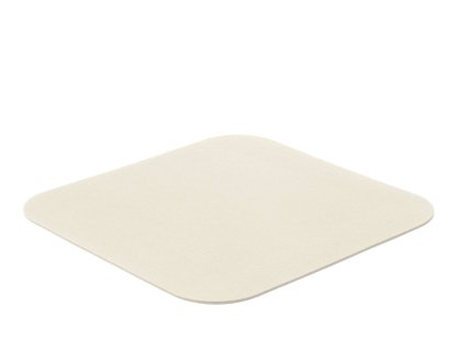 Felt Coasters for Componibili, 1, Square (rounded corners), 36 x 36 cm, 001 wool white