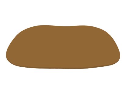 Seat Pad for HAL, Without upholstery, Camel