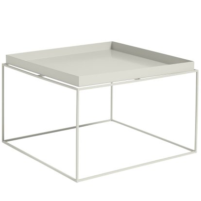Tray Tables, H 35/39 x W 60 x D 60 cm, Warm grey