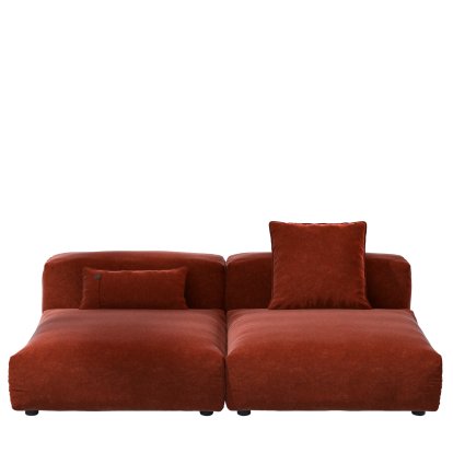 Vetsak Sofa Set 1, L, Suave - Saffron, With cushions