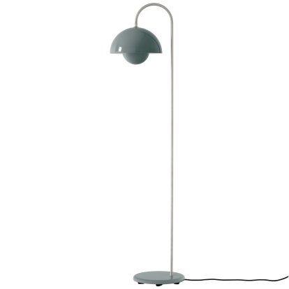 Flowerpot VP12 Floor Lamp, Stone blue