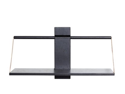 Details Andersen Shelf Wood Wall Shelf Wood Wall, L (60 x 25 x 32 cm), Black