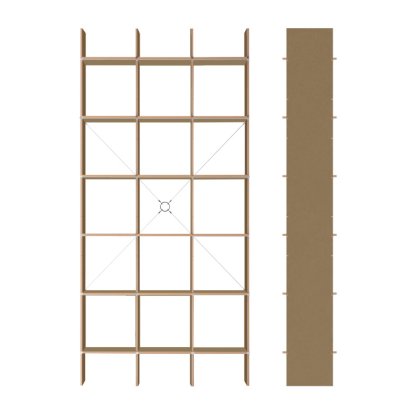 FNP 4, MDF brown waxed