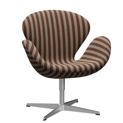 Swan Chair, Special height 48 cm, Voulez-vous, 002 - Terracotta / beige