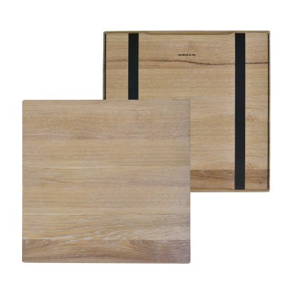Wooden Overlay for USM Haller Shelves, size M, 50 cm x 50 cm, Oak, white oiled