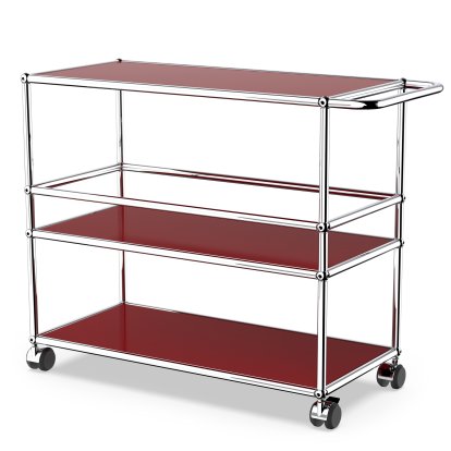 USM Haller Bar Trolley Type 3, USM ruby red