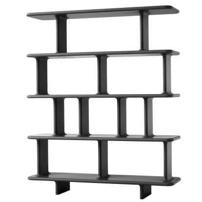 Archivo Shelf, Black grey, H 168 cm