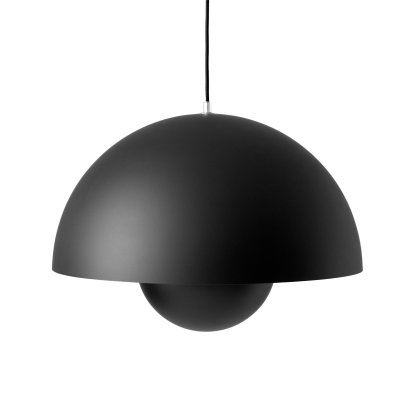 Flowerpot VP2 pendant light, Matt black