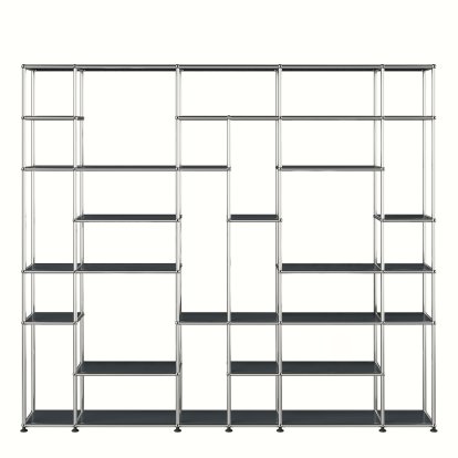 USM Haller living room shelf XXL, Anthracite RAL 7016
