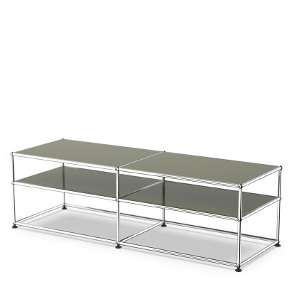 Details USM Haller USM Haller side table Type 1 USM Haller side table Type 1, Metal, Olive green RAL 6003