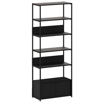 Unit Shelf Steel, 215 m , 1 x double door, Graphite black