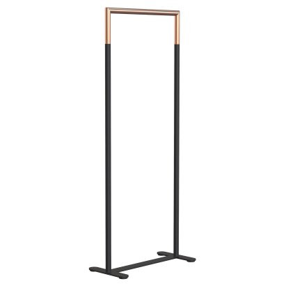 Bukto Coat Rack, Black matt / brushed copper, 60 cm