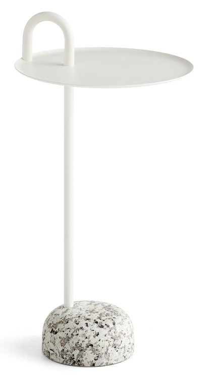 Bowler Table, Cream white