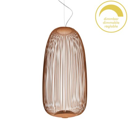 Spokes, Ø32,5 cm, Copper, Dimmable
