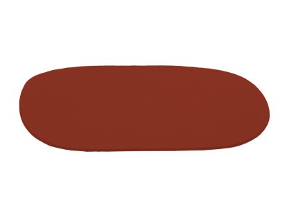 Seat Pad for Panton Chair, Without upholstery, Kenya red