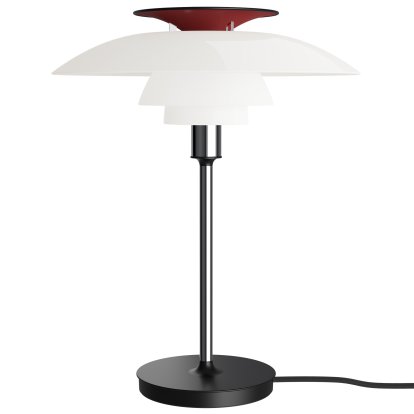 Details Louis Poulsen PH 80 Table Lamp PH 80 Table Lamp, Opal white / high lustre chrome plated