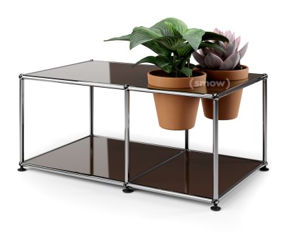 USM Haller Plant World Side Table, USM brown, Terracotta