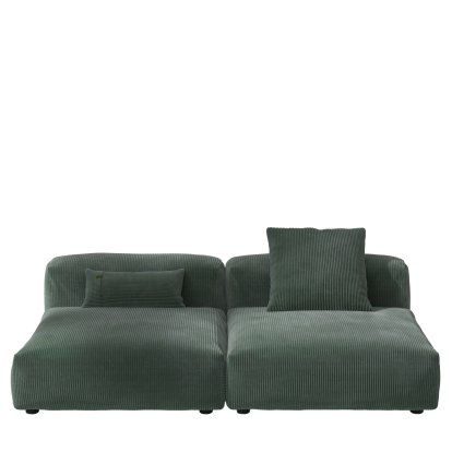 Vetsak Sofa Set 1, L, Cord velours - Hunter, With cushions