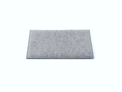 Felt Coasters for USM Haller Shelf, 50 x 35 cm, With upholstery, Light grey melange (cool)