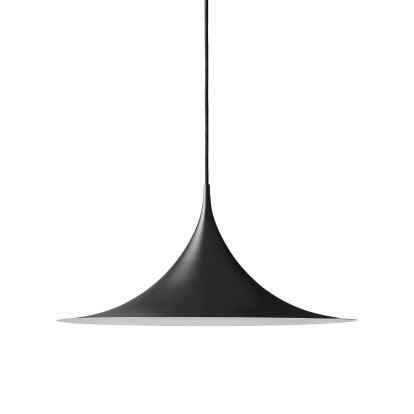 Semi Pendant Light, Ø 60 cm, Black, matt