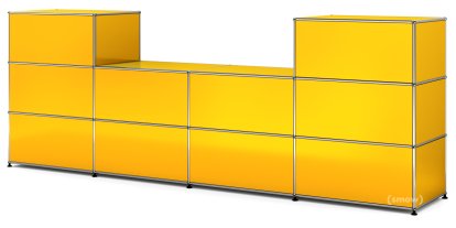 USM Haller Counter Type 3, Golden yellow RAL 1004, 50 cm