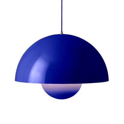 Flowerpot VP2 pendant light, Cobalt blue