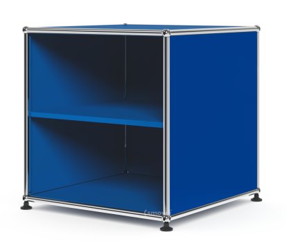 USM Haller Waiting Room Table, H 50 x W 50 x D 50 cm, Gentian blue RAL 5010