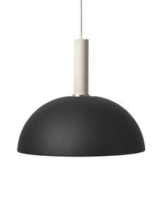 Collect Lighting, High, Light grey, Dome, Black