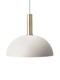 Collect Lighting, High, Brass, Dome, Light grey