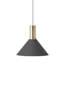 Collect Lighting, Low, Brass, Cone, Black