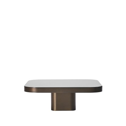 Bow Coffee Table, Brass burnished, H 25 x W 70 x D 70