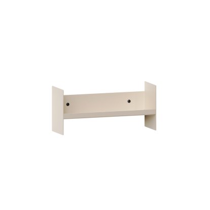 Pli Wall Shelf Slim, 30 cm, Cream white, Without hooks