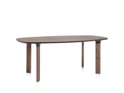 Analog, Walnut veneer, legs walnut, 185 x 105 cm