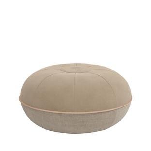 Objects Pouf, Pale Yellow, Ø 50 cm