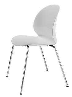 N02 Chair, Off white, Chrome