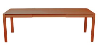 Ribambelle Table, L 149/234 x W 100 cm, Candied orange