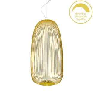 Spokes, Ø32,5 cm, Golden yellow, Dimmable