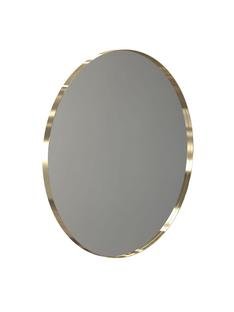 Unu Mirror round, ø 80 cm, Brushed gold