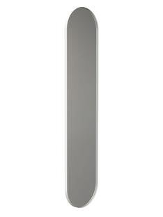 Unu Mirror oval, H 180 x W 40 cm, White matt