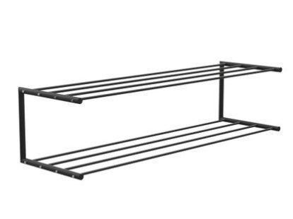 Nova Shoe Rack, W 101,9 x D 30 cm , Black matt