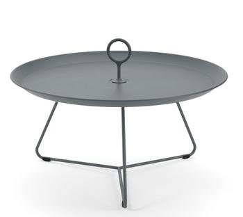 Eyelet Side Table, H 35 x Ø 70 cm, Dark grey